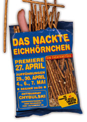 Flyer "Das nackte Eichoernchen"